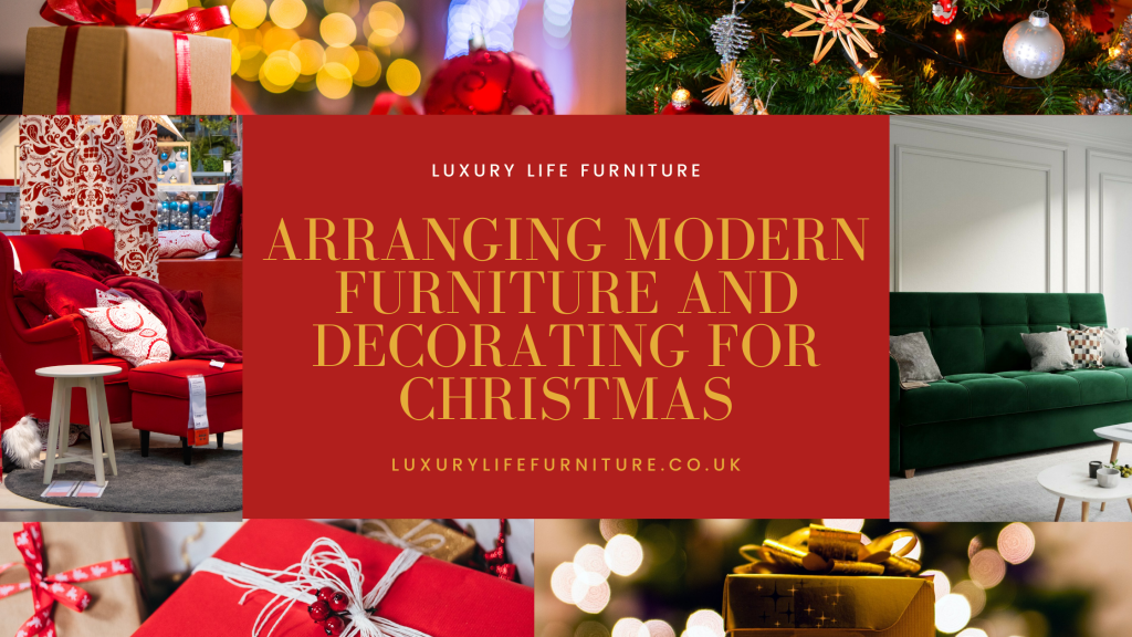 Arranging Modern Furniture And Decorating For Christmas